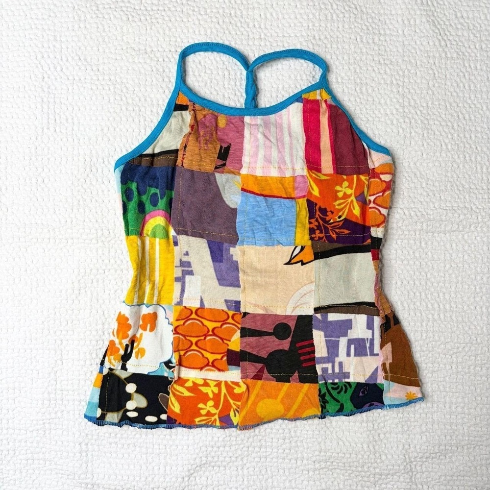 deadstock I Believe patchwork graphic cami